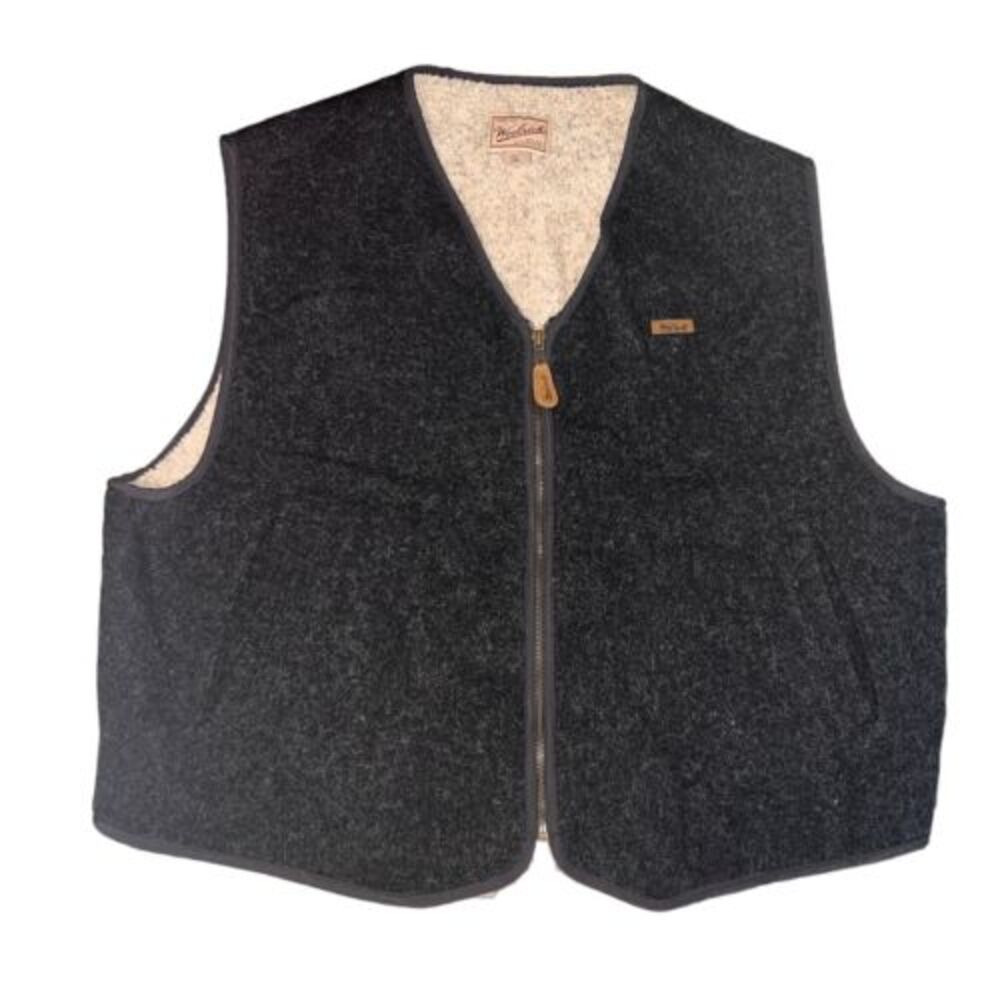 Woolrich Wool zip vest Sherpa Lining Size 2X